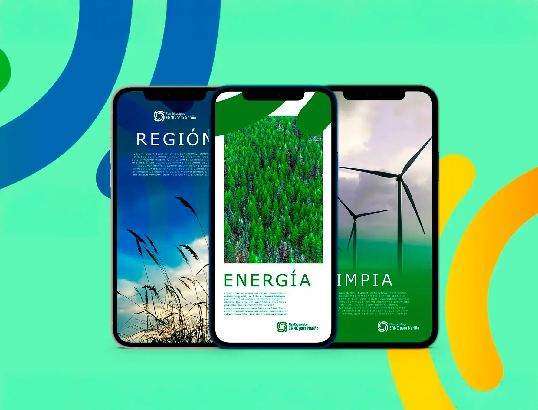Mockup de marca regional