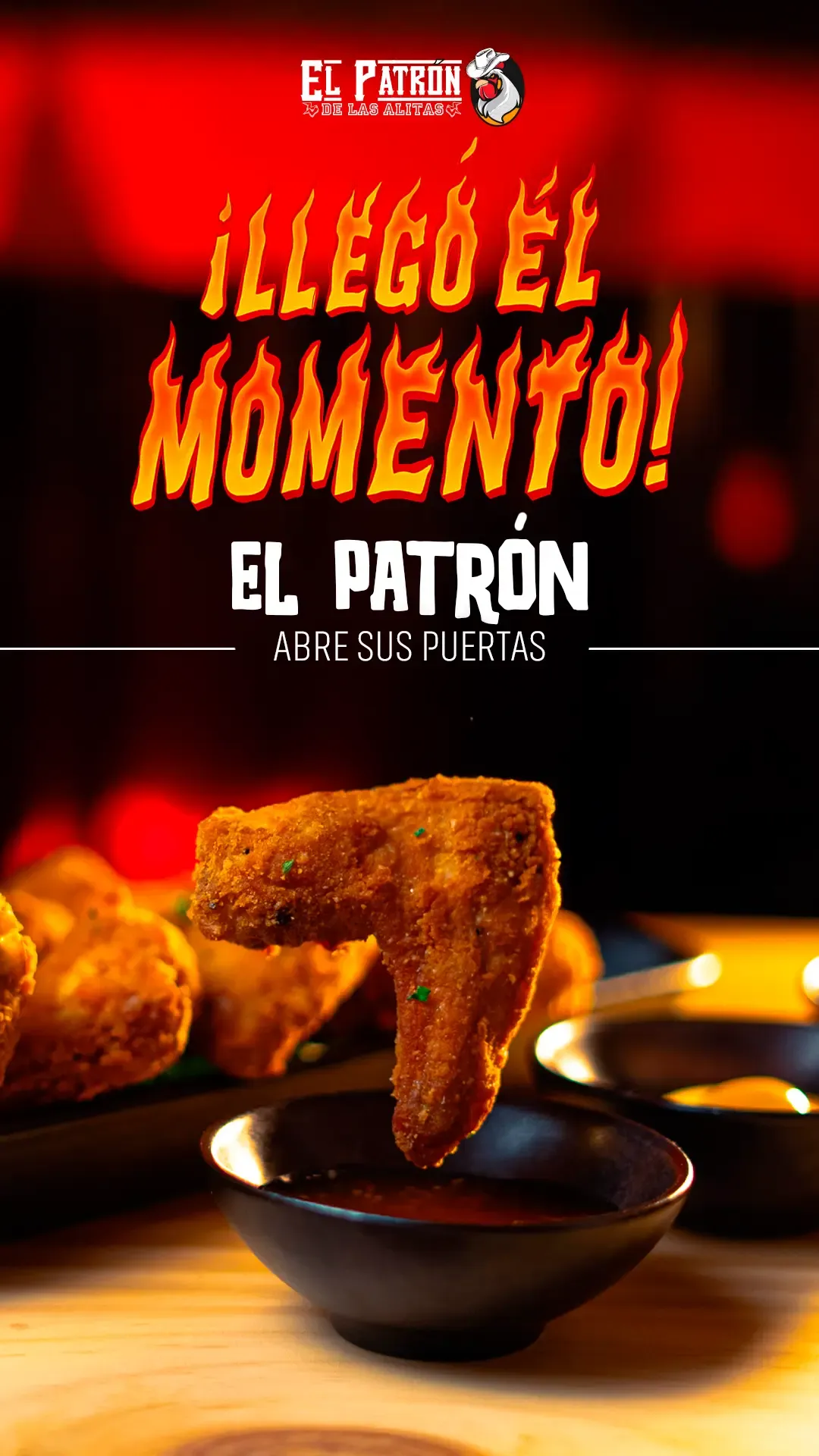 Historia de Instagram para El Patrón de las Alitas 6