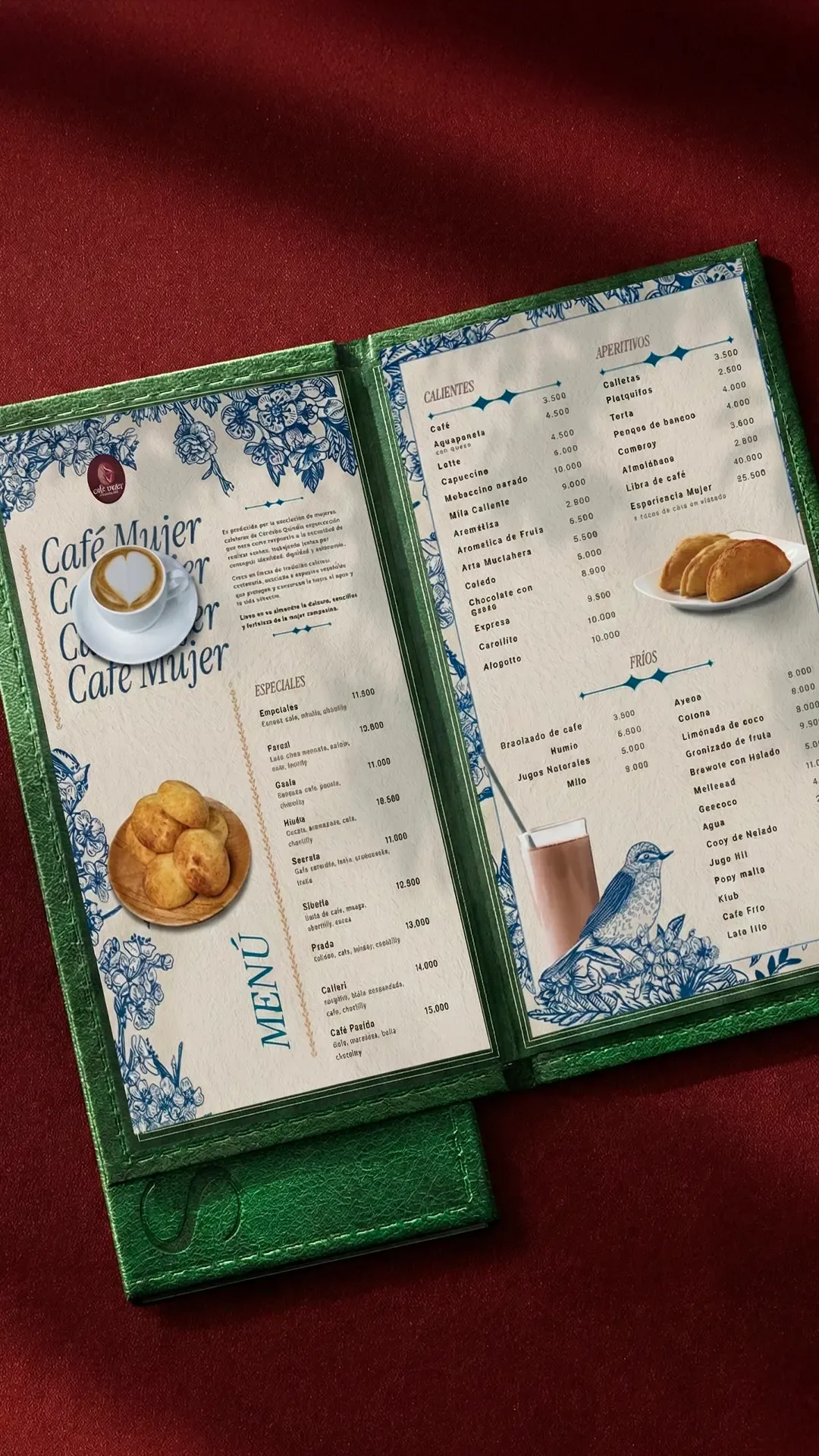 Menú Café Mujer